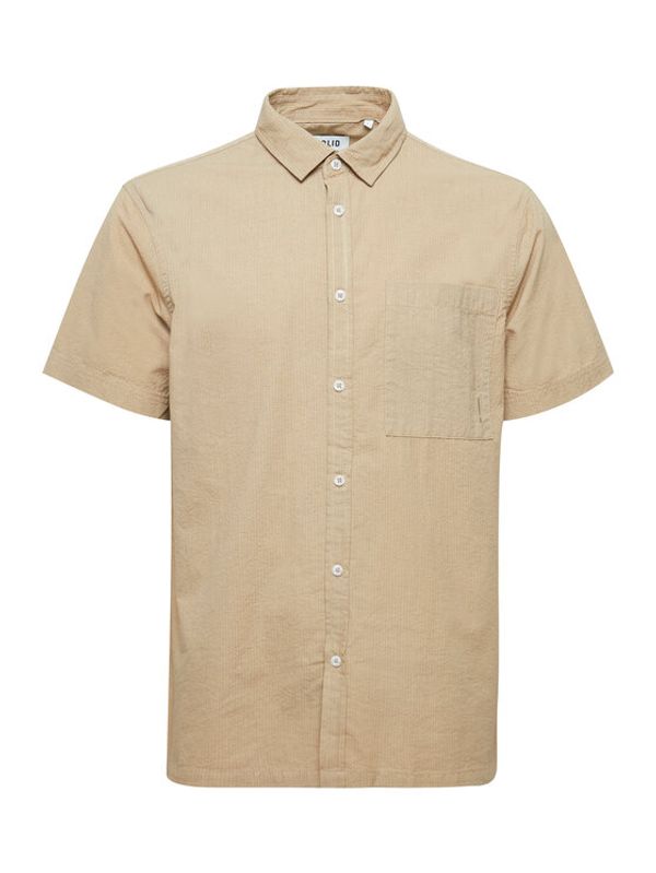 Solid Solid Риза 21107684 Бежов Regular Fit