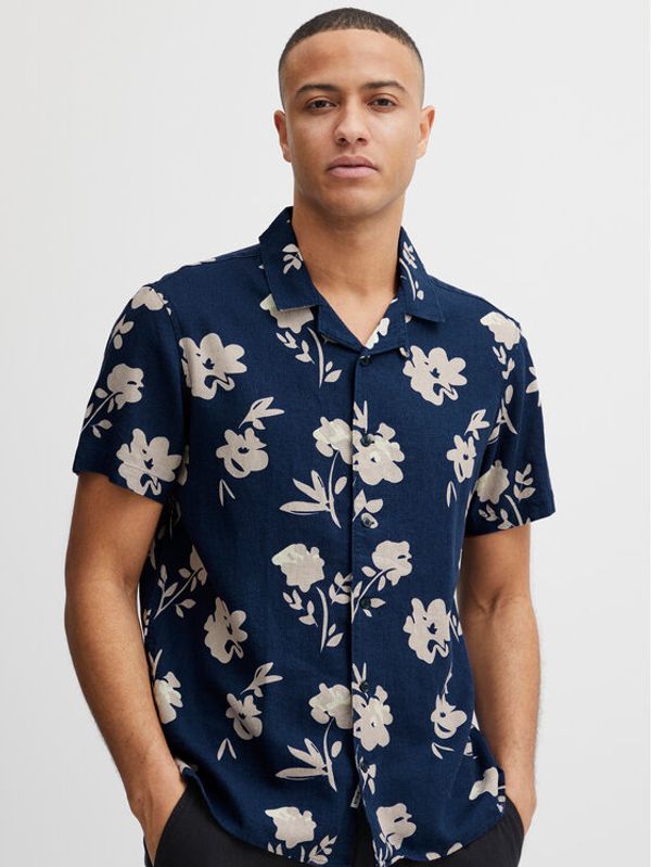 Solid Solid Риза 21107687 Тъмносин Regular Fit