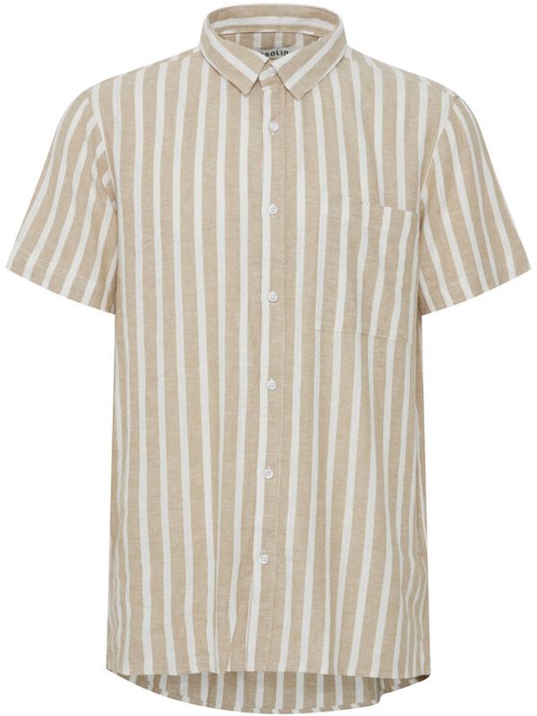 Solid Solid Риза 21107688 Бежов Regular Fit