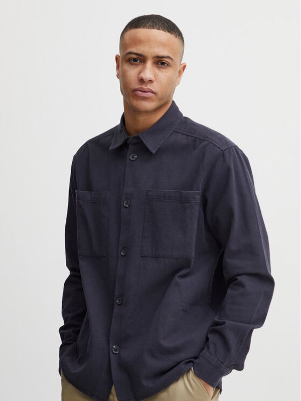 Solid Solid Риза 21107710 Тъмносин Regular Fit