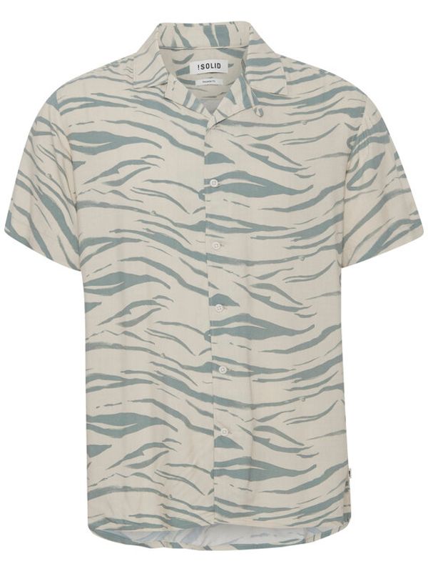 Solid Solid Риза 21107779 Бежов Regular Fit