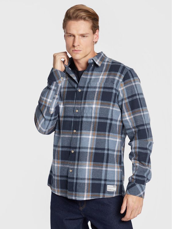 Solid Solid Риза Craig 21107051 Син Regular Fit