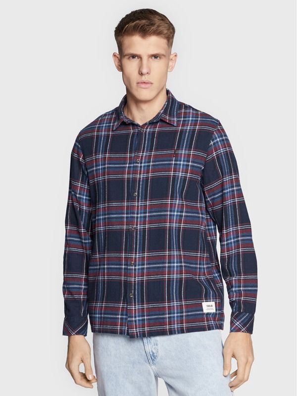 Solid Solid Риза Danar 21107313 Тъмносин Regular Fit