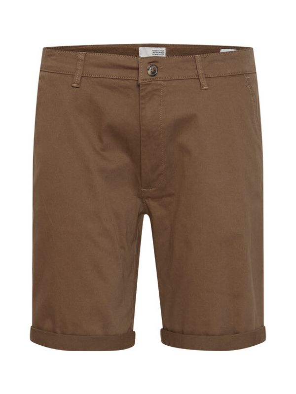 Solid Solid Шорти от плат 21200395 Кафяв Regular Fit