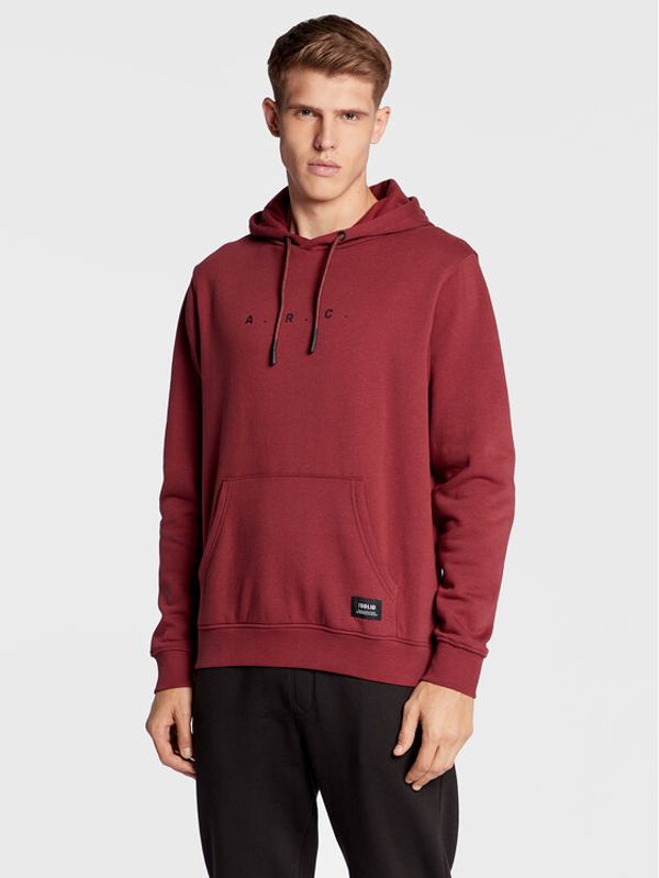 Solid Solid Суитшърт 21107288 Бордо Regular Fit