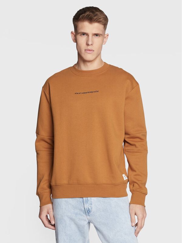 Solid Solid Суитшърт 21107296 Жълт Regular Fit