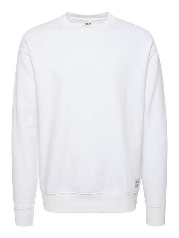 Solid Solid Суитшърт 21107419 Бял Regular Fit