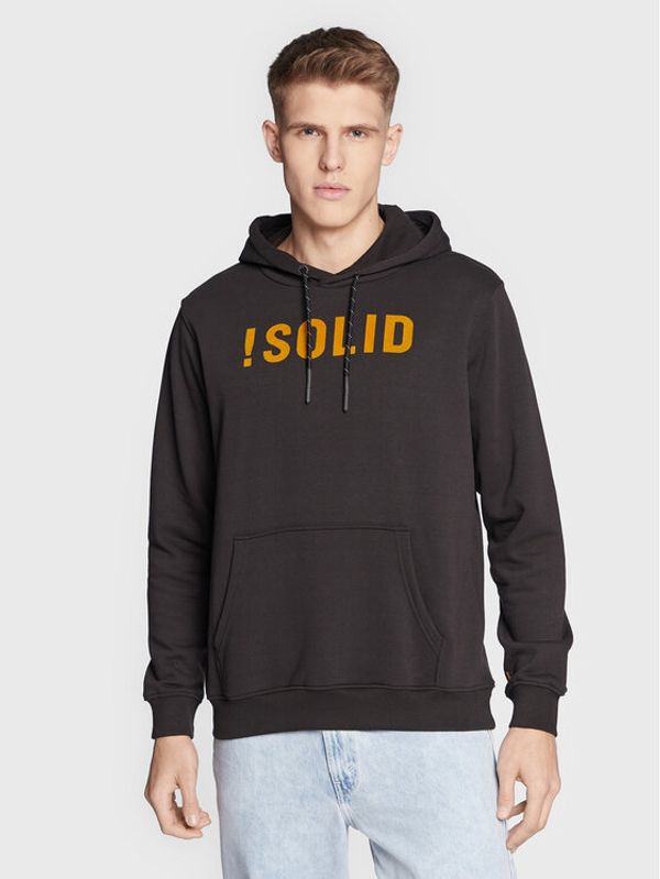 Solid Solid Суитшърт Darrock 21107369 Черен Regular Fit