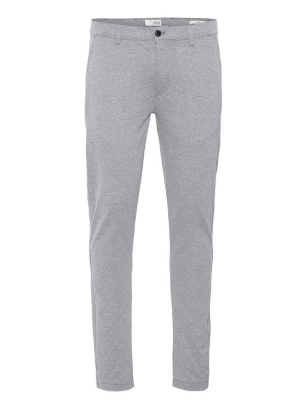 Solid Solid Текстилни панталони 21105110 Сив Regular Fit