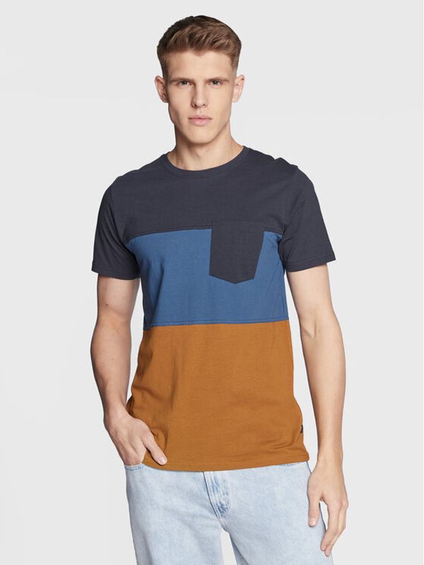 Solid Solid Тишърт 21106851 Тъмносин Regular Fit