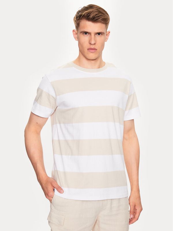 Solid Solid Тишърт 21107188 Сив Regular Fit