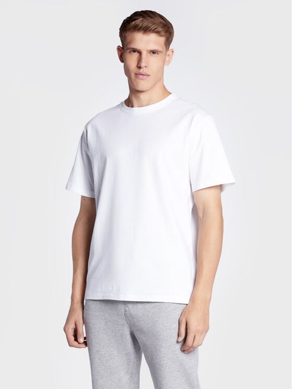 Solid Solid Тишърт 21107195 Бял Boxy Fit