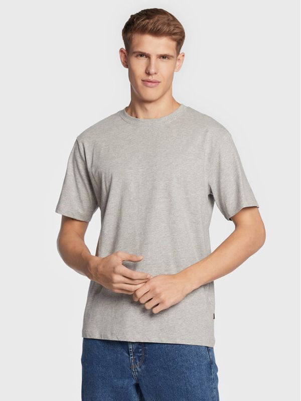 Solid Solid Тишърт 21107195 Сив Boxy Fit