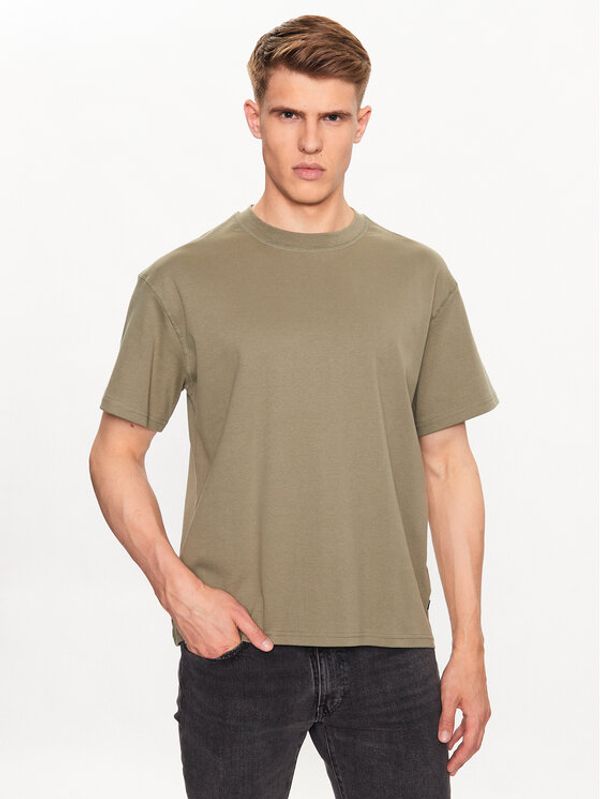 Solid Solid Тишърт 21107307 Зелен Regular Fit