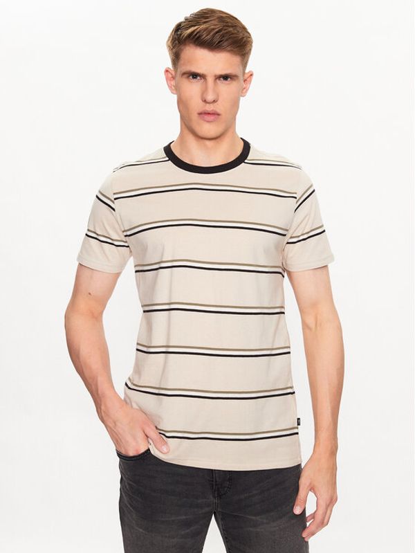 Solid Solid Тишърт 21107516 Сив Regular Fit