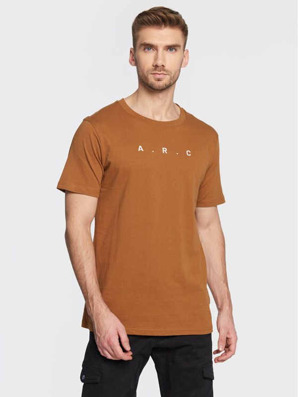 Solid Solid Тишърт Dain 21107279 Кафяв Regular Fit