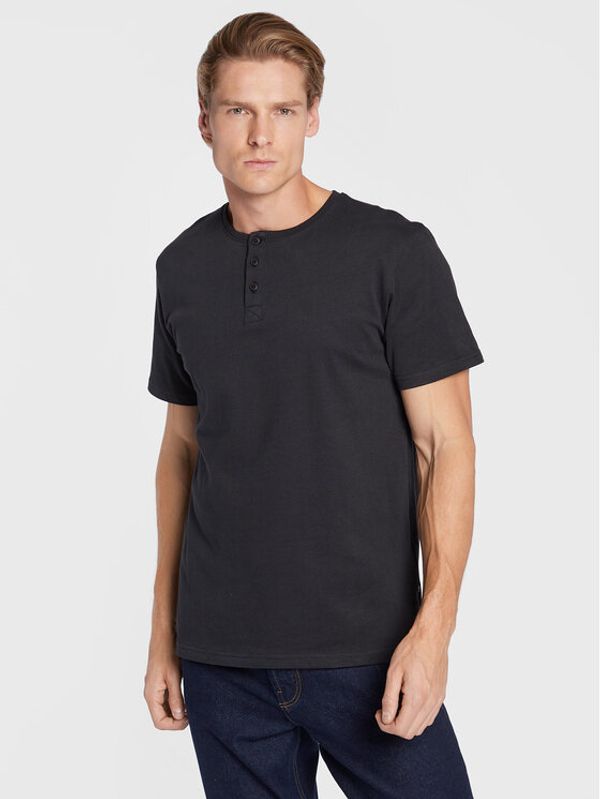 Solid Solid Тишърт Vinton 21107186 Черен Regular Fit