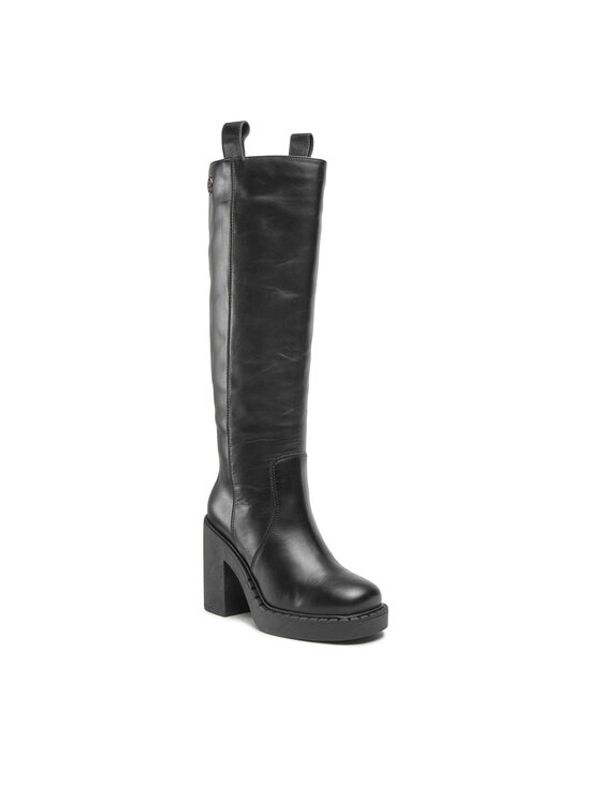 Solo Femme Solo Femme Ботуши 65103-01-N33/000-51-00 Черен