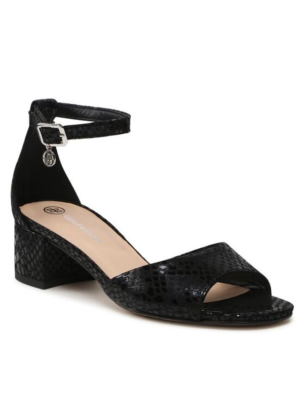 Solo Femme Solo Femme Сандали 73416-01-P26/000-07-00 Черен