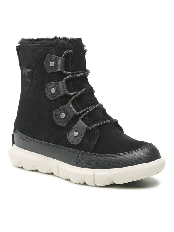 Sorel Sorel Апрески Explorel II Joan Faux Fur Wp NC4462-010 Черен