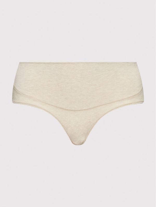 SPANX SPANX Класически бикини с висока талия Cotton Control 40050R Бежов