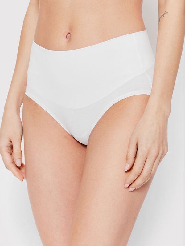 SPANX SPANX Класически бикини с висока талия Cotton Control 40050R Бял