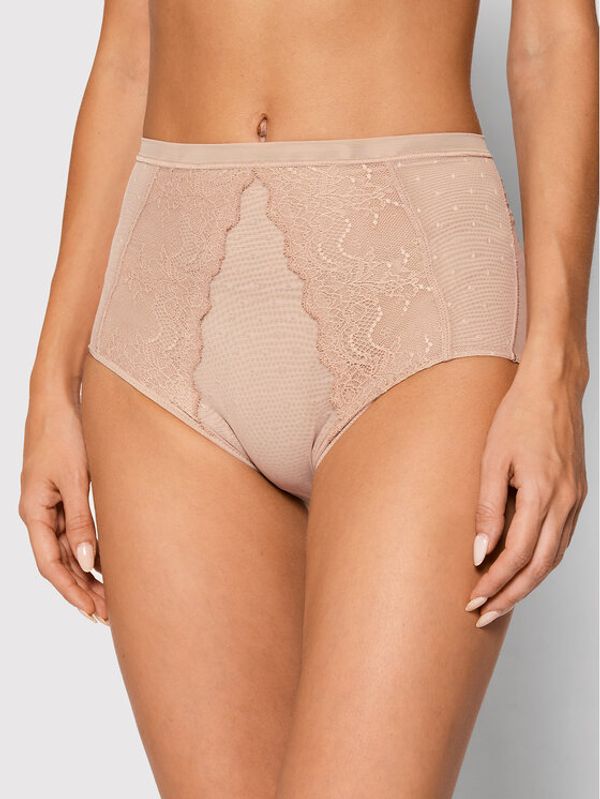SPANX SPANX Класически бикини с висока талия Spotlight On Lace 10218R Бежов