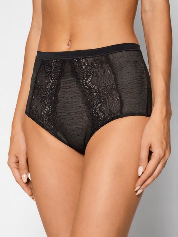 SPANX SPANX Класически бикини с висока талия Spotlight On Lace 10218R Черен