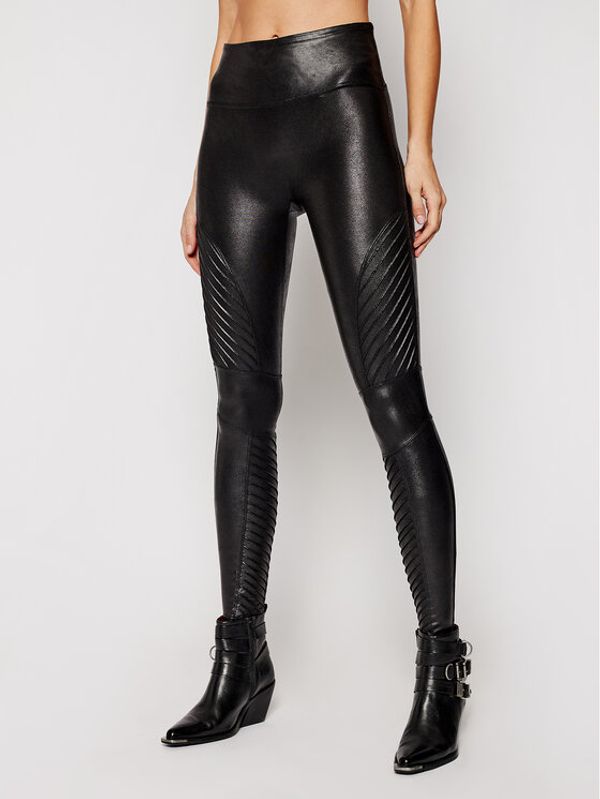 SPANX SPANX Клин Faux Leather Moto 20136R Черен Slim Fit