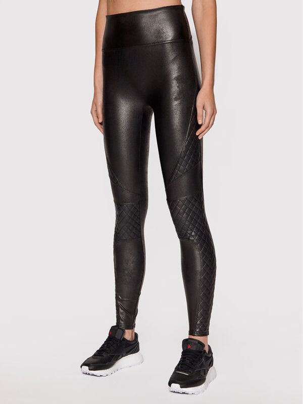 SPANX SPANX Клинове Faux Leather Quilted 20248R Черен Slim Fit