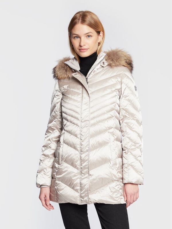 Sportalm Sportalm Пухено яке 9810022752 Сив Regular Fit