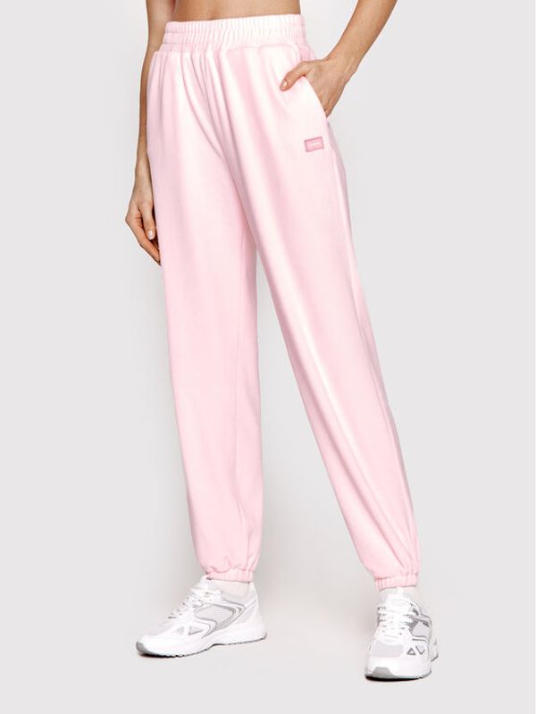 Sprandi Sprandi Долнище анцуг Velvet SP22-SPD511 Розов Regular Fit