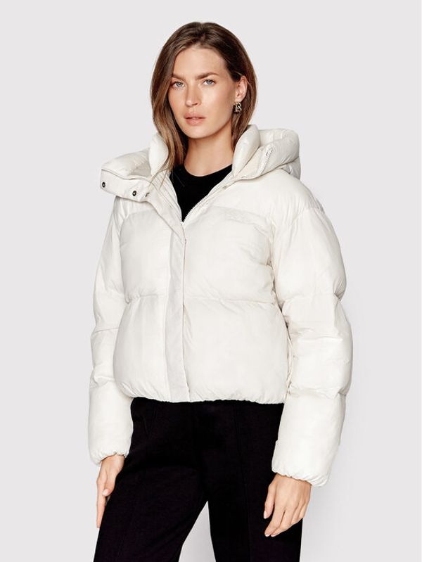 Sprandi Sprandi Пухено яке SP22-KUD512 Бежов Relaxed Fit