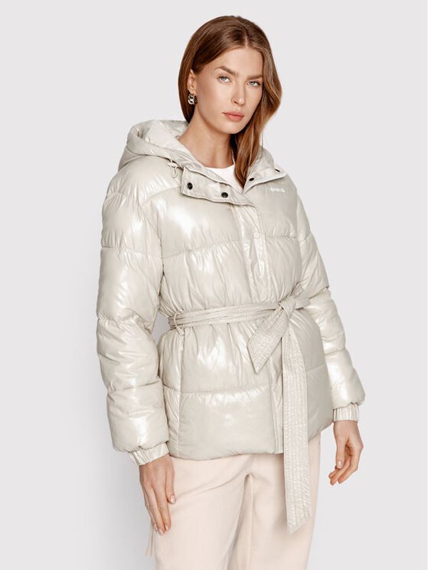 Sprandi Sprandi Пухено яке SP22-KUD532 Бежов Regular Fit