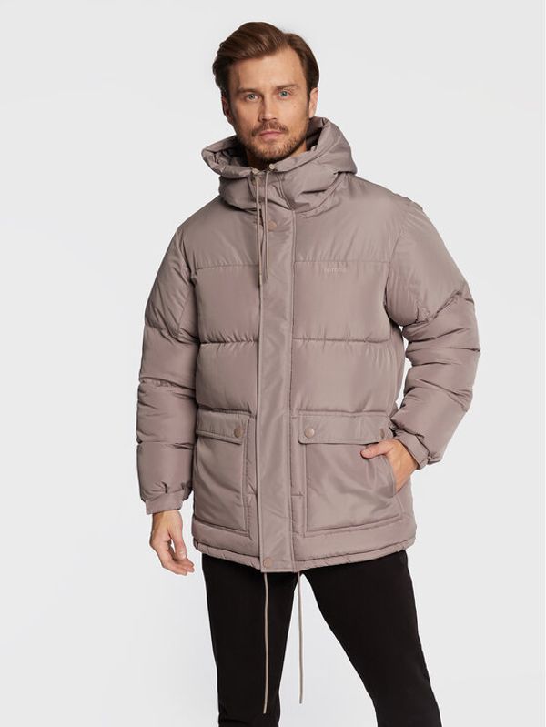 Sprandi Sprandi Пухено яке SP22-KUM510 Сив Regular Fit