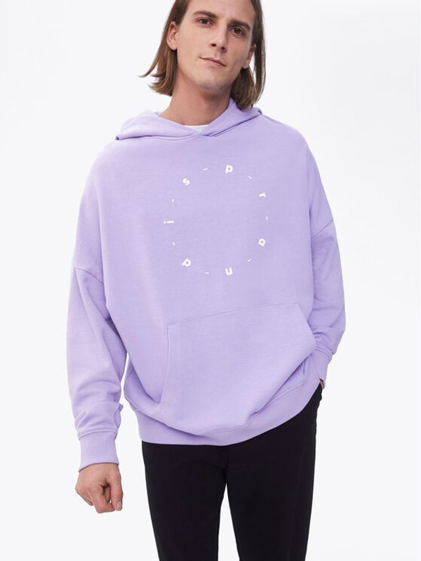 Sprandi Sprandi Суитшърт SP22-BLM111 Виолетов Relaxed Fit