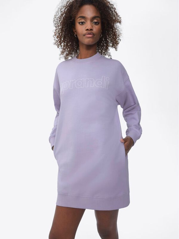 Sprandi Sprandi Суитшърт SP22-SUD003 Виолетов Relaxed Fit