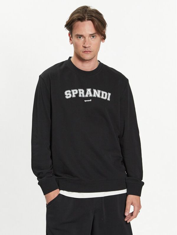 Sprandi Sprandi Суитшърт SP3-BLM040 Черен Regular Fit