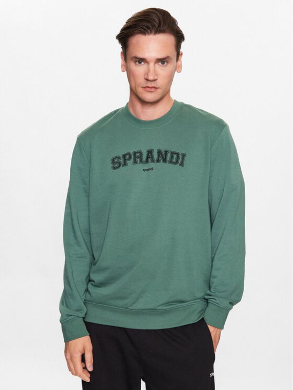 Sprandi Sprandi Суитшърт SP3-BLM043 Зелен Regular Fit