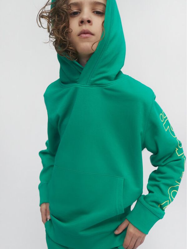 Sprandi Sprandi Суитшърт SS21-BLB002 Зелен Regular Fit