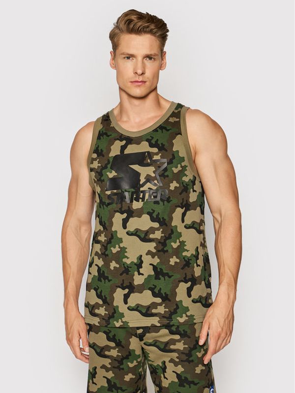 Starter Starter Мъжки топ SMG-016-BD Зелен Regular Fit