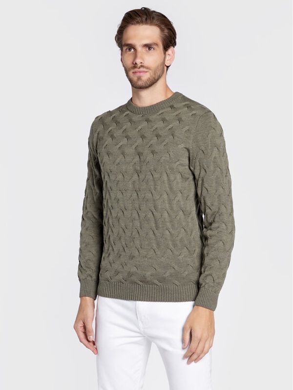 Stenströms Stenströms Пуловер 420151 1885 Зелен Regular Fit