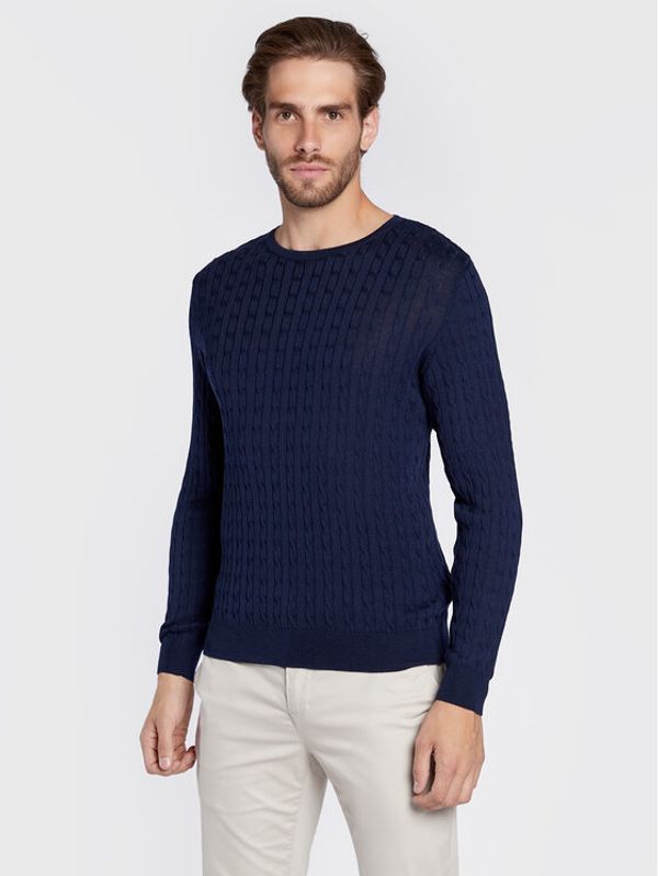 Stenströms Stenströms Пуловер 422285 1355 Тъмносин Regular Fit