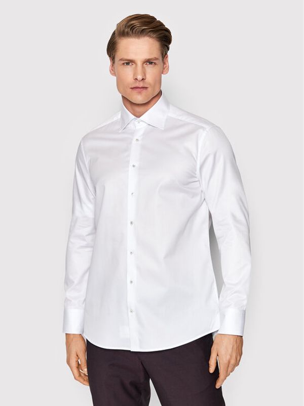 Stenströms Stenströms Риза 784771 1930 Бял Slim Fit