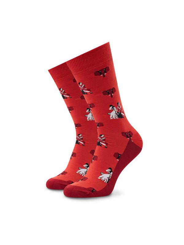 Stereo Socks Stereo Socks Дълги чорапи unisex Mammoth Червен