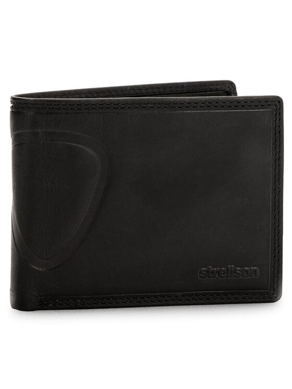 Strellson Strellson Голям мъжки портфейл Baker Street 4010000048 Черен