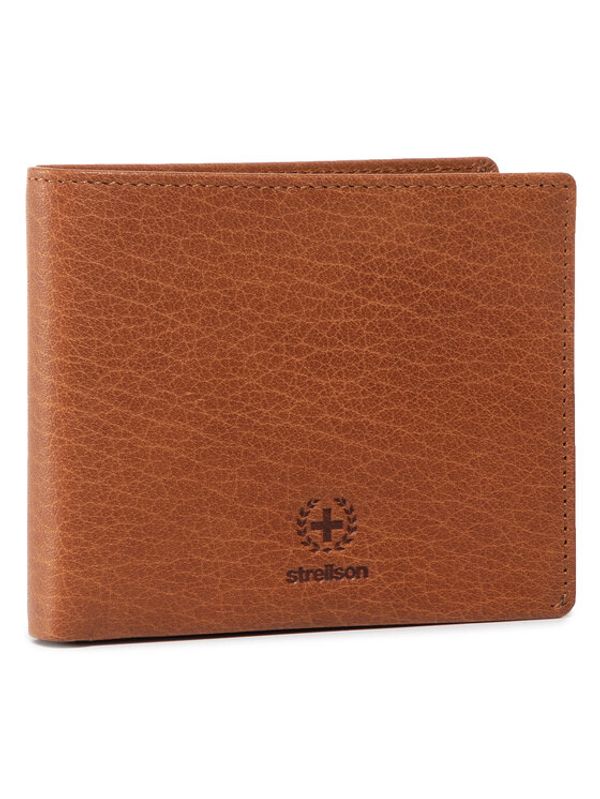 Strellson Strellson Голям мъжки портфейл Bill Fold H8 4010002741 Кафяв