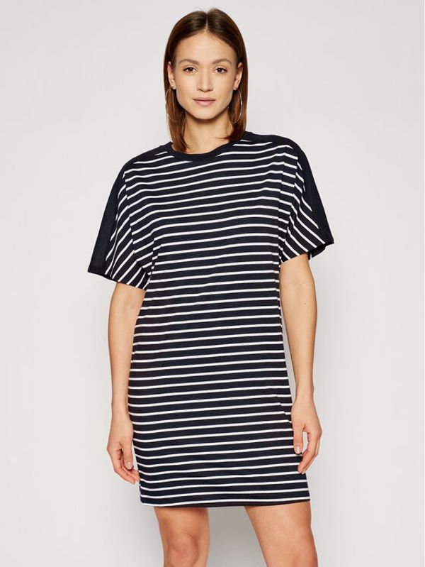 Superdry Superdry Ежедневна рокля W8010644A Тъмносин Relaxed Fit