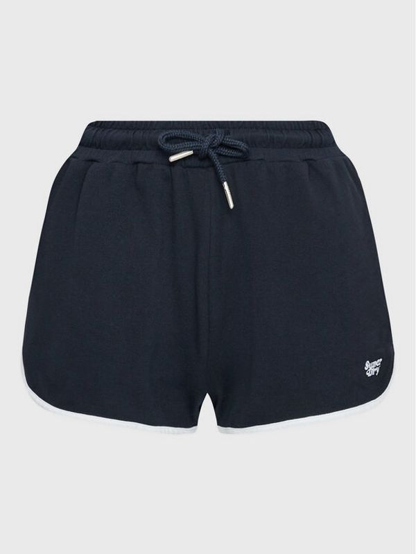 Superdry Superdry Спортни шорти Vintage Stripe Racer W7110318A Тъмносин Regular Fit