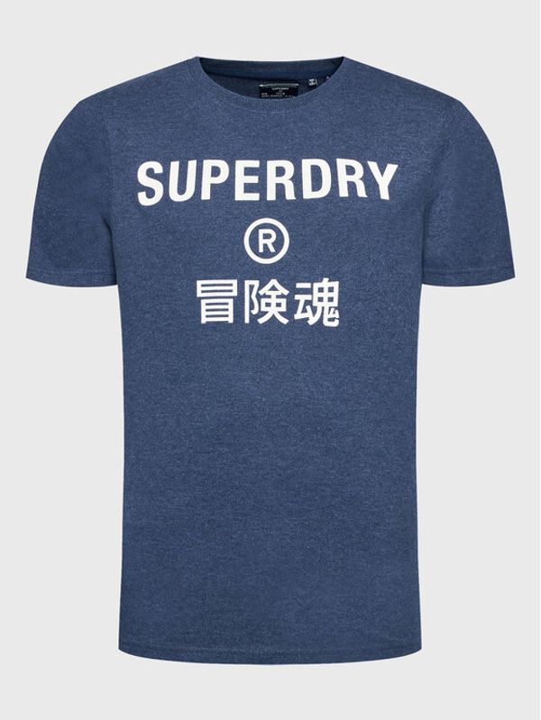 Superdry Superdry Тишърт Vintage Corp Logo M1011328B Тъмносин Regular Fit